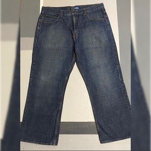 Men’s Anchor Blue Easy Bootleg Medium Wash Jeans